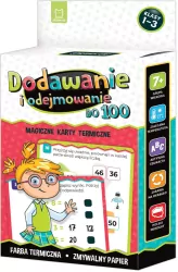 Dodawanie i odejmowanie do 100. Magiczne karty termiczne
