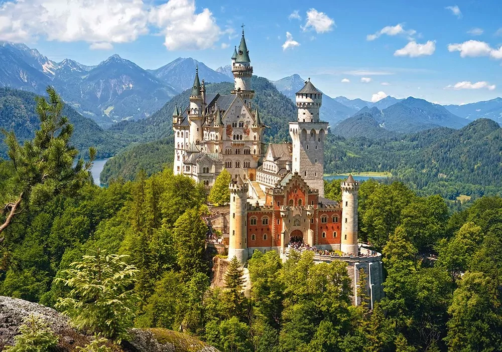 Puzzle 500. Zamek Neuschwanstein - tantis.pl