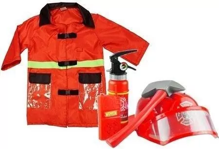Strój strażaka z akcesoriami - tantis.pl