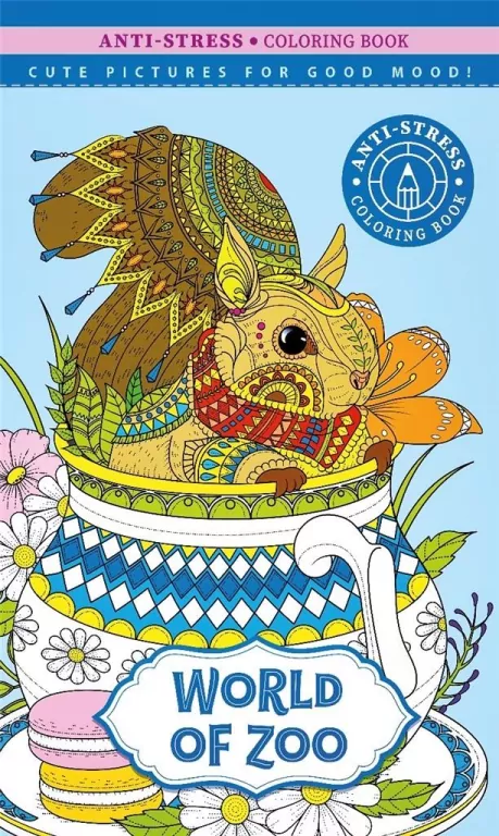 Kolorowanka antystresowa 124x197 20 World of zoo - tantis.pl