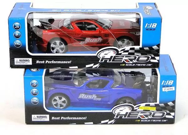 Auto sportowe R/C 4 funkcje 1:18 MIX - tantis.pl