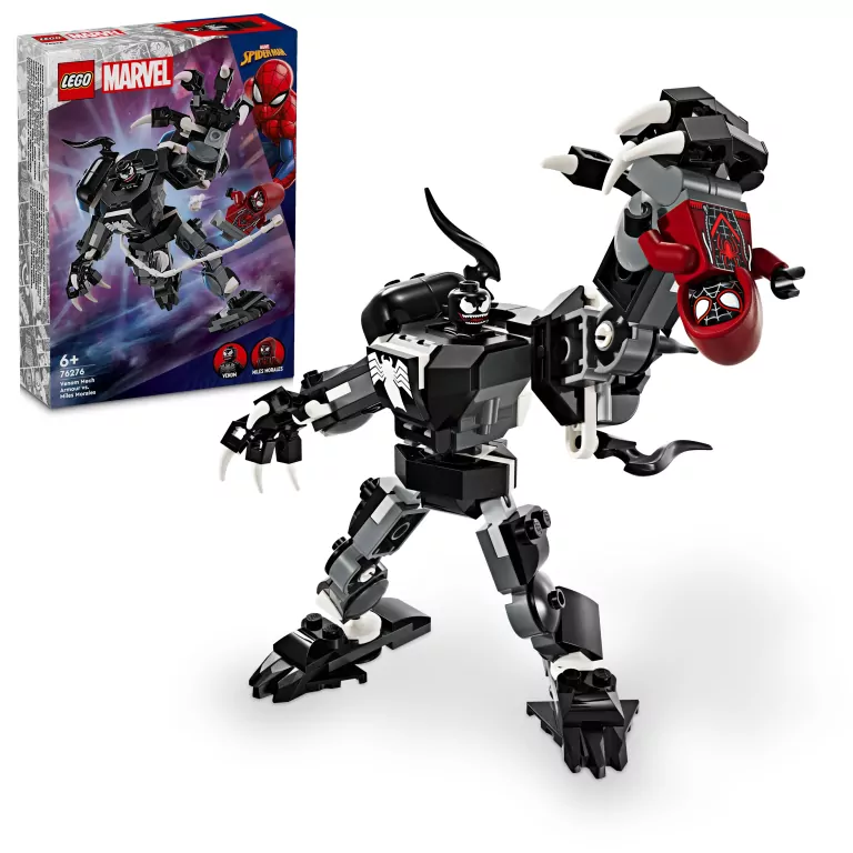 LEGO® Marvel. Mechaniczna zbroja Venoma vs. Miles Morales 76276 - tantis.pl