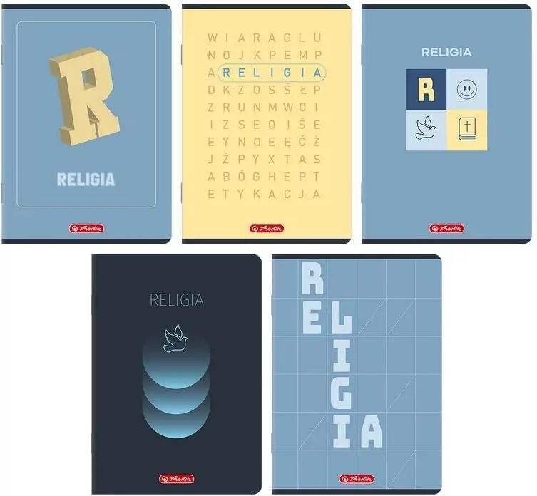 Zeszyt A5/32K kratka Religia (10szt) HERLITZ - tantis.pl