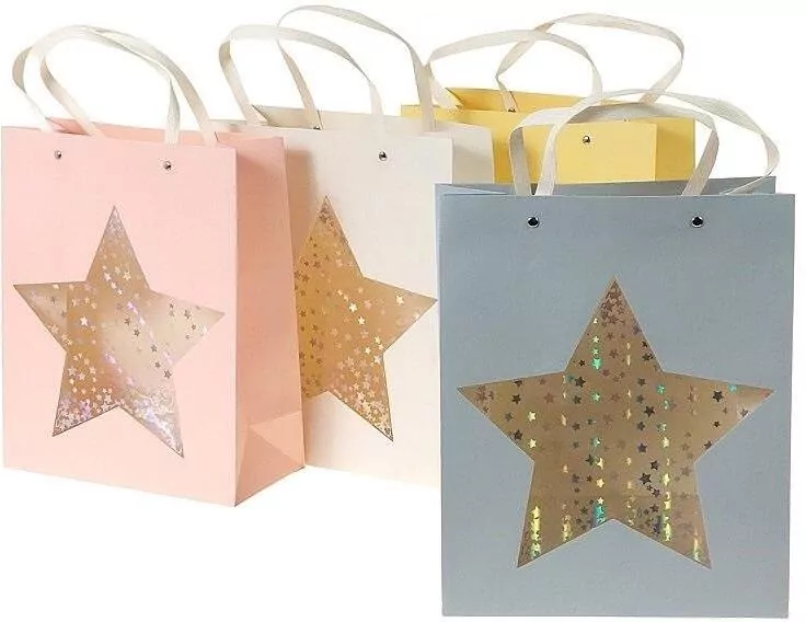 Torebka prezentowa 32x26x12cm MIX - tantis.pl