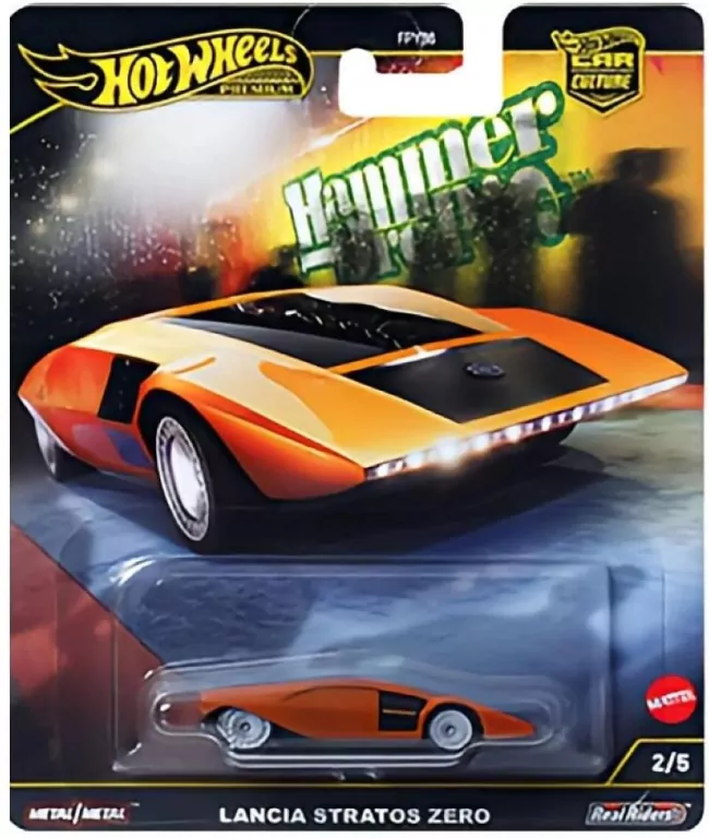 Hot Wheels. Kultowe auto Lancia Stratos Zero - tantis.pl