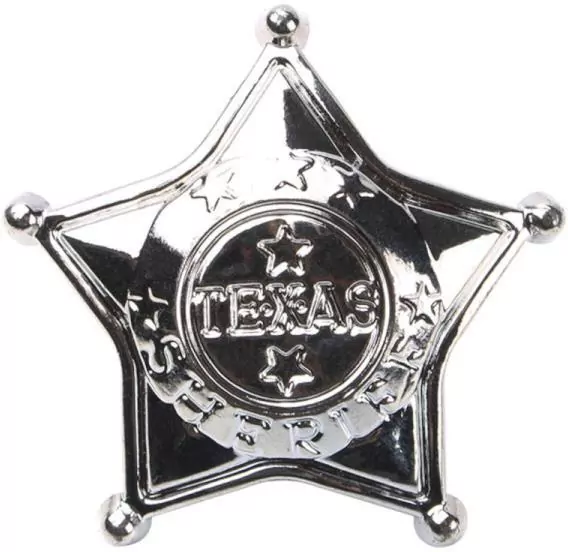 Plastikowa odznaka szeryfa GONHER 15/0 - tantis.pl