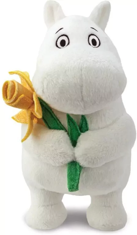 Muminki maskotka Muminek z żonkilem 17cm - tantis.pl
