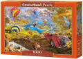 Puzzle 1000 Hot Air Balloon Valley CASTOR - tantis.pl