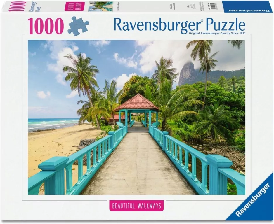 Puzzle 1000 Colorful Bridge in Malaysia - tantis.pl