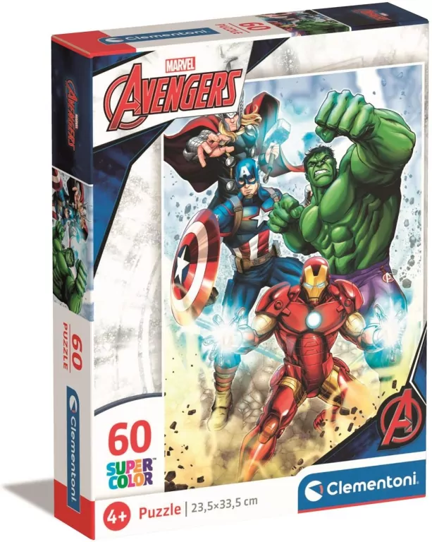 Puzzle 60. Super Kolor. Marvel Avengers. 26193 - tantis.pl