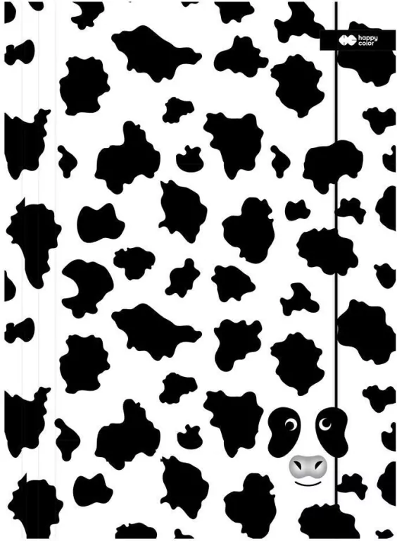 Teczka A4+ z gumką B&W krowa HAPPY COLOR - tantis.pl