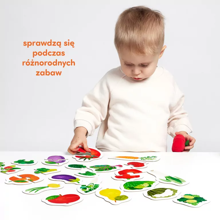CzuCzu. Puzzle do pary. Owoce i warzywa 18m+ - tantis.pl