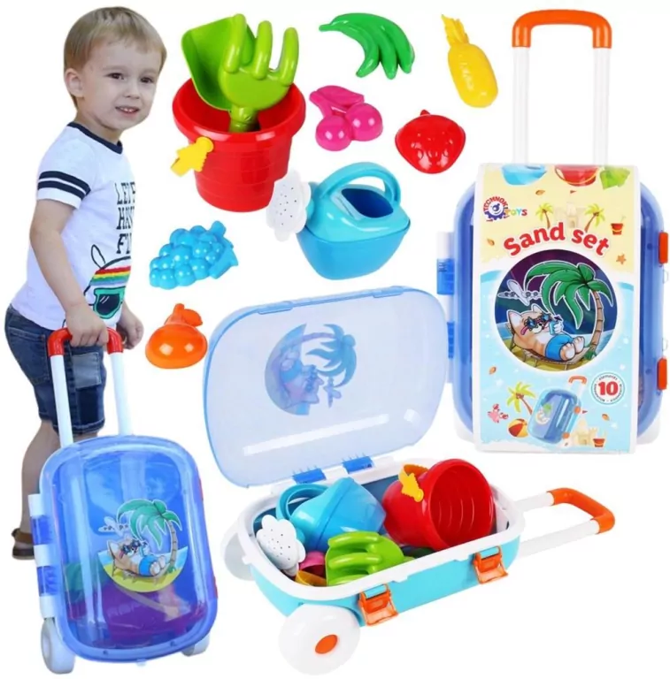 Zestaw do piasku w walizce TechnoK - tantis.pl