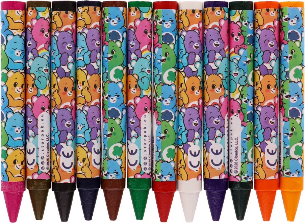Kredki woskowe Jumbo. Care Bears - tantis.pl