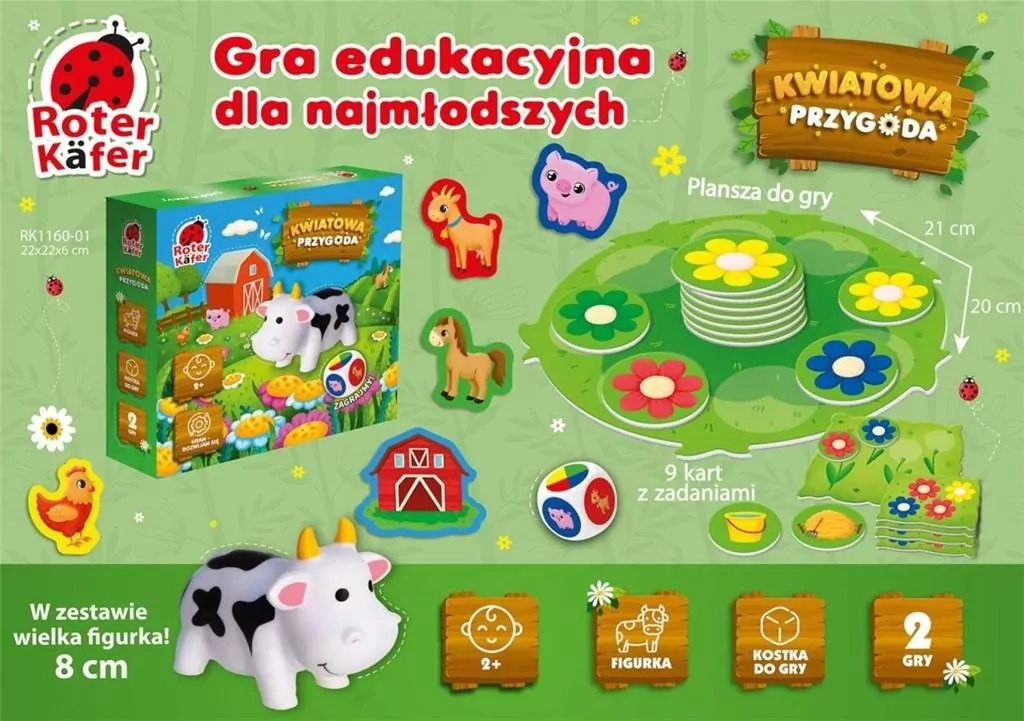 Gra edukacyjna. Kwiatowa przygoda - tantis.pl