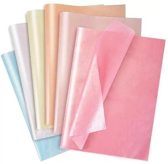 Bibuła pastelowa perłowa 50x35cm 30arkuszy - tantis.pl