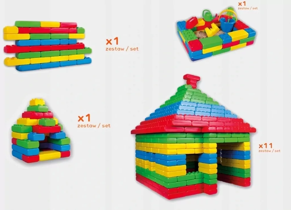 Klocki Budowlane Cegły 33 - tantis.pl