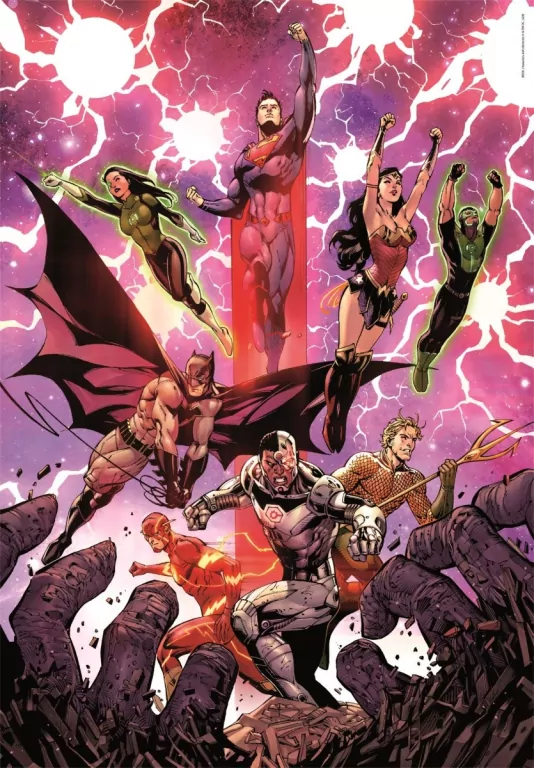 Puzzle 1000 Compact Dc Comics Justice League - tantis.pl