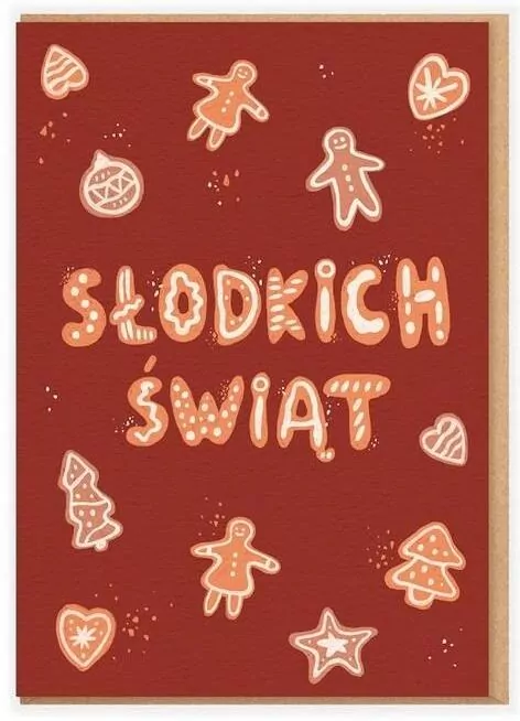 Karnet. Słodkich Świąt - tantis.pl