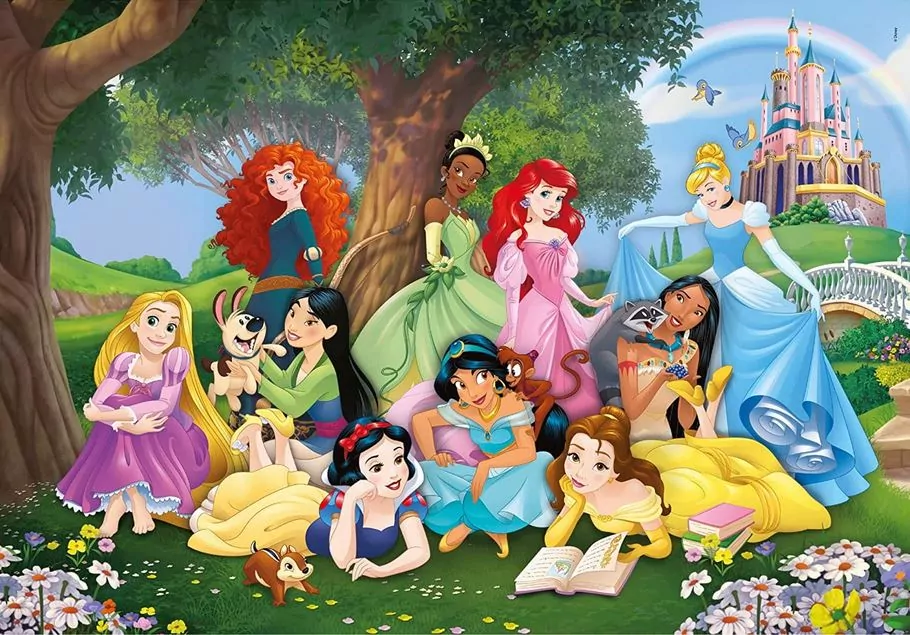 Puzzle 104. Super Kolor. Disney Princess. 25743 - tantis.pl