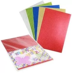 Pianka metalic puzzle mix kolorów 20x30cm