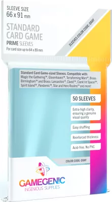 Koszulki na karty 66x91mm Prime Stand 50 sztuk