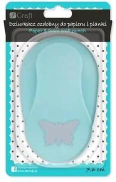 Dziurkacz ozdobny 7,6cm motyl - tantis.pl