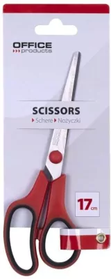 Nożyczki biurowe miękki uchwyt 17cm