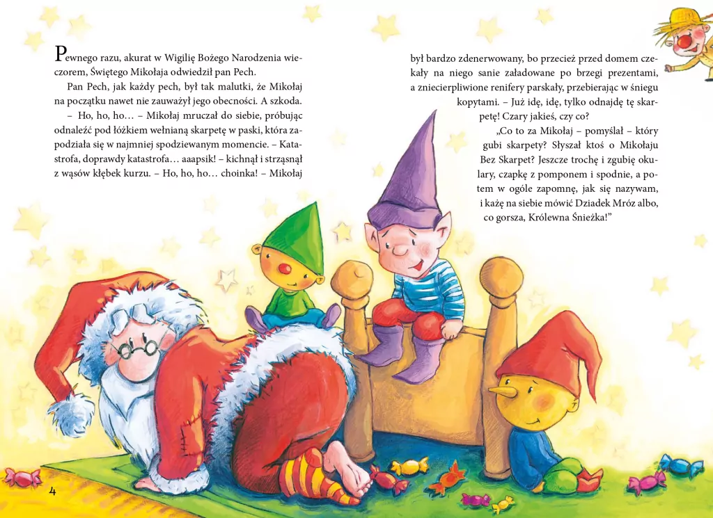 Święty Mikołaj wchodzi kominem - tantis.pl