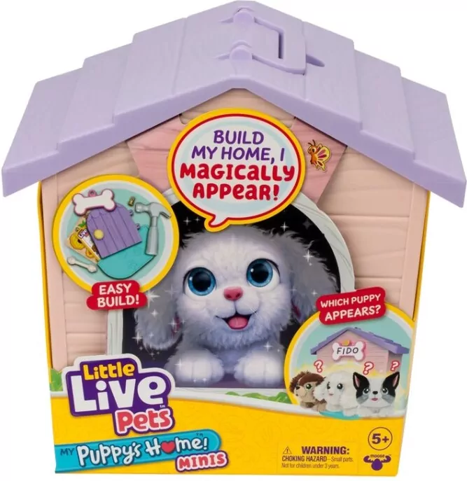 LITTLE LIVE PETS szczeniak z domkiem 66175 - tantis.pl