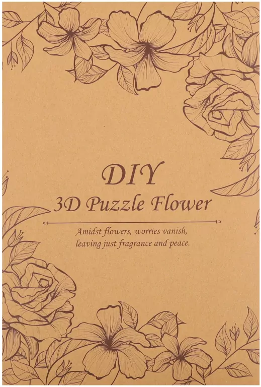PUZZLE DREW 3D KWIATY 76EL 17X24 MC PUD 60 - tantis.pl