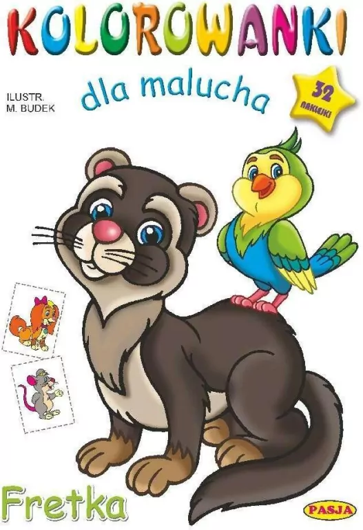 Fretka. Kolorowanka dla malucha - tantis.pl