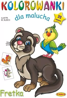 Fretka. Kolorowanka dla malucha