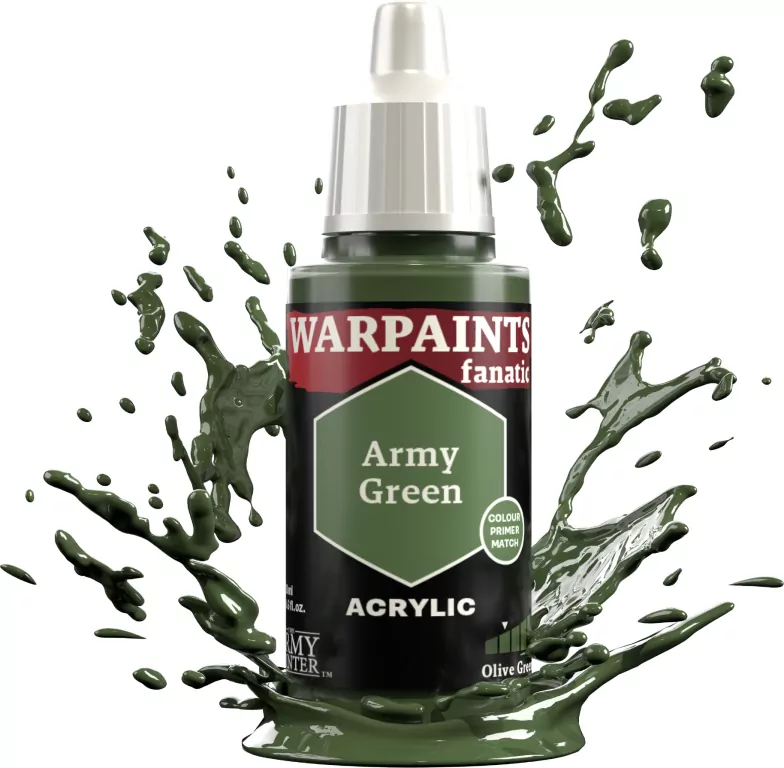 The Army Painter: Warpaints - Fanatic - Army Green - tantis.pl