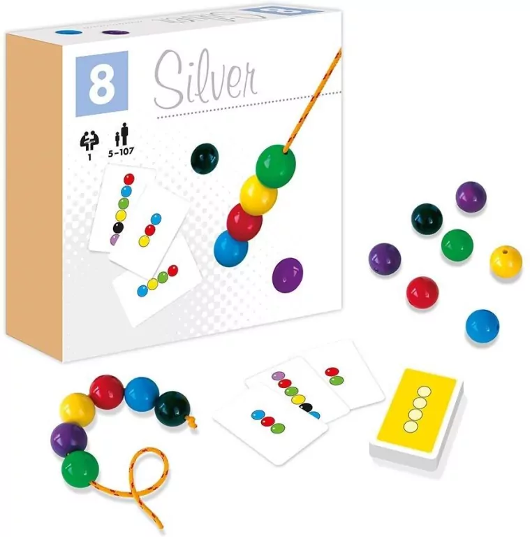 Kule na sznurku Silver ALEX - tantis.pl