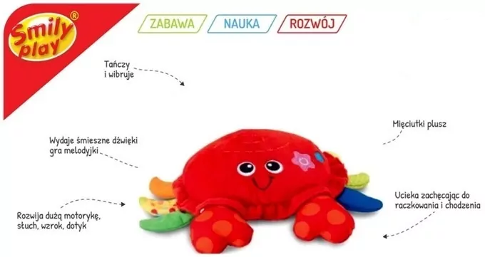 Smily Play - Krab Tańczę i wibruję - tantis.pl