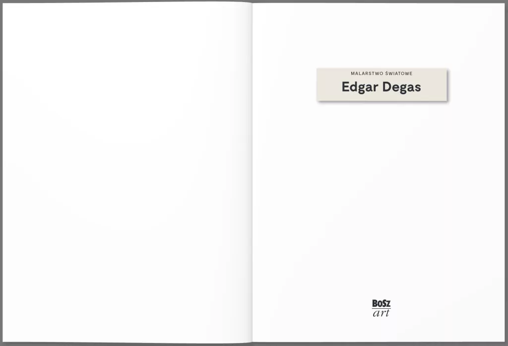 Edgar Degas. Malarstwo światowe - tantis.pl