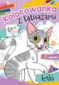 Kotki. Kolorowanka z tatuażami - tantis.pl