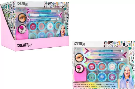 CREATE IT!. Zestaw do ozdabiania oczu, 11 elementów