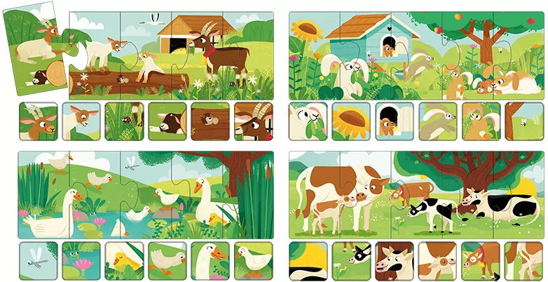 Zagroda 2 puzzle obserwacyjne - tantis.pl