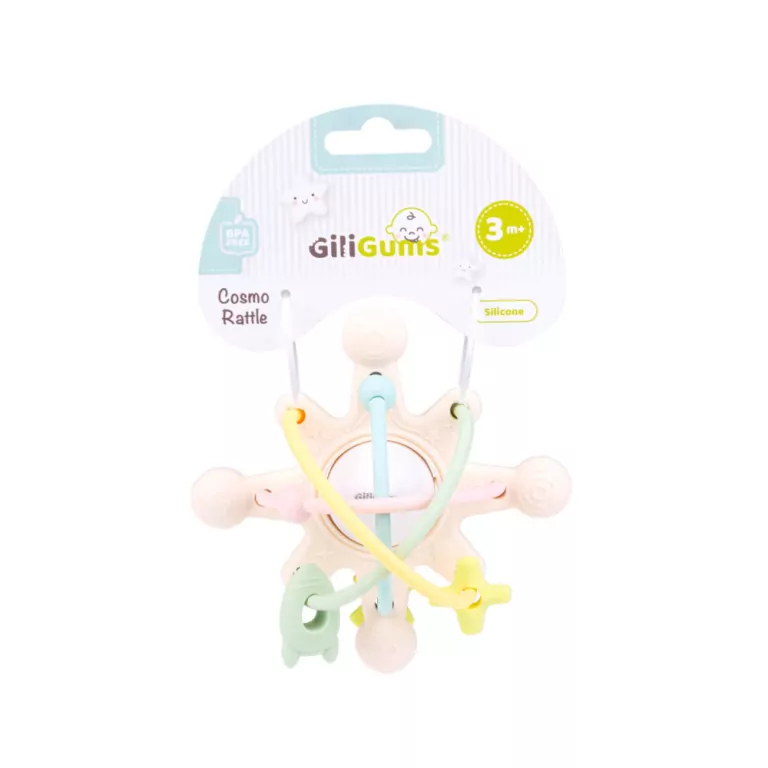 Grzechotka Kosmos pastelowa - tantis.pl