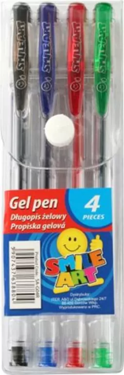 Długopis żelowy Fun & Joy 4 kolory - tantis.pl