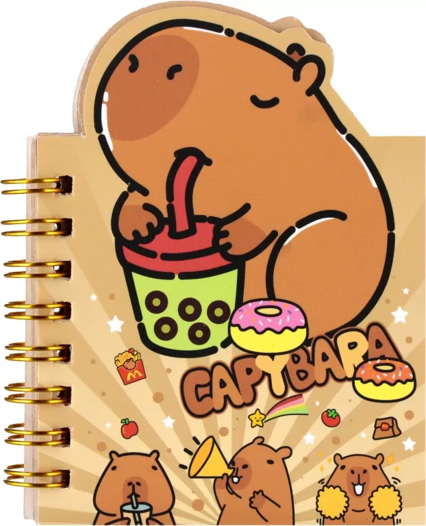Notes na spirali A7. Kapibara - tantis.pl