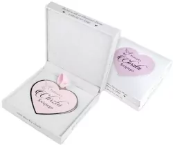 Pamiątka Chrzest w pudełku różowy