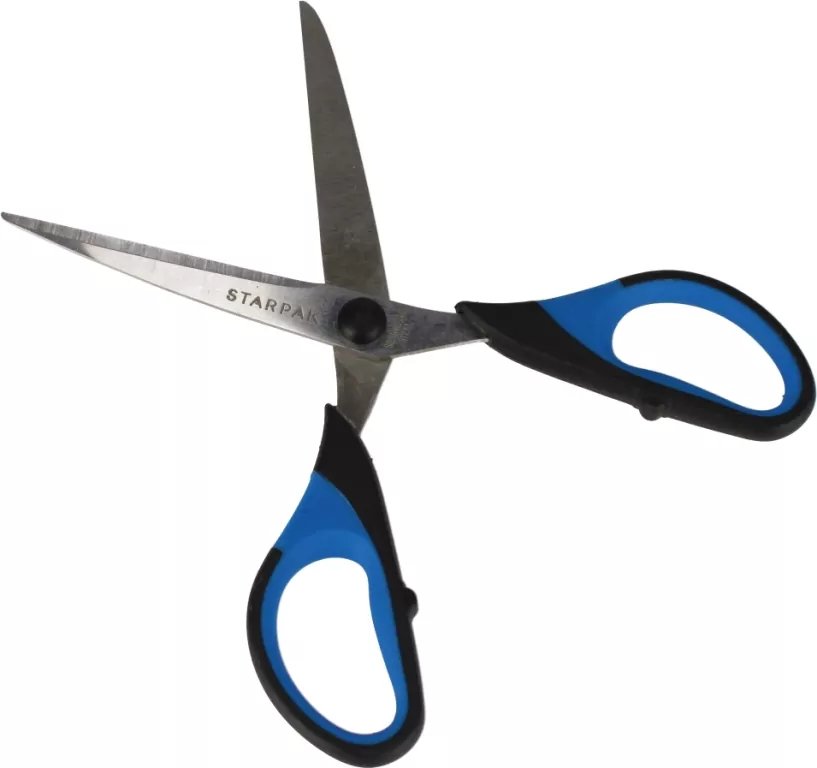 Nożyczki z gumowymi rączkami 165 mm. - tantis.pl