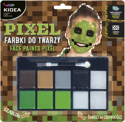 Farbki do twarzy Pixel 8 kolorów KIDEA