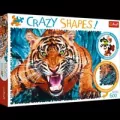 Puzzle 600. Crazy Shapes! Oko w oko z tygrysem - tantis.pl