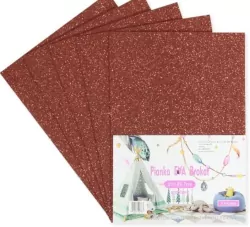 Pianka brokatowa grafitowa 21x29,7cm