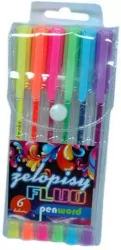 Żelopis fluo 6 kolorów