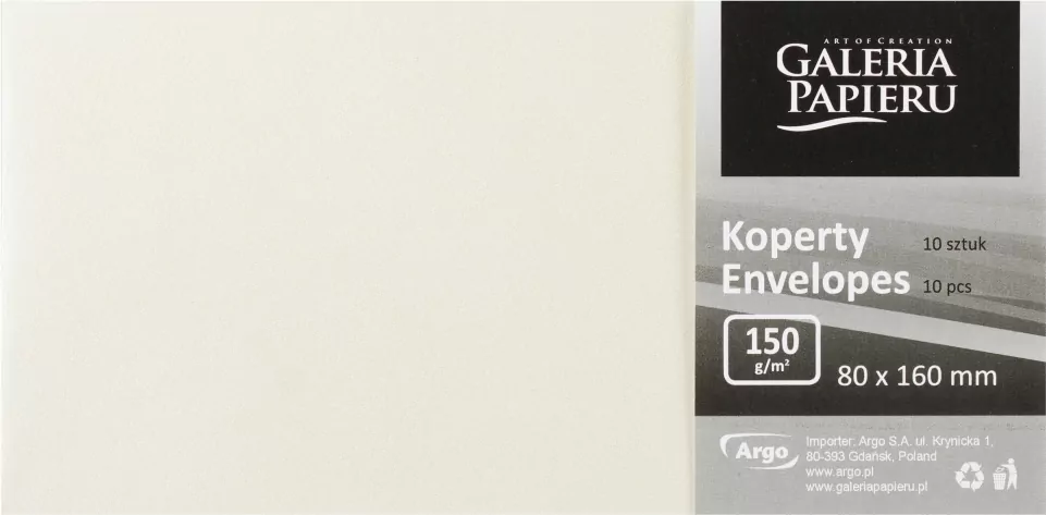 KOPERTA 80X160 NK KREM PEARL GAL PAP OP - tantis.pl